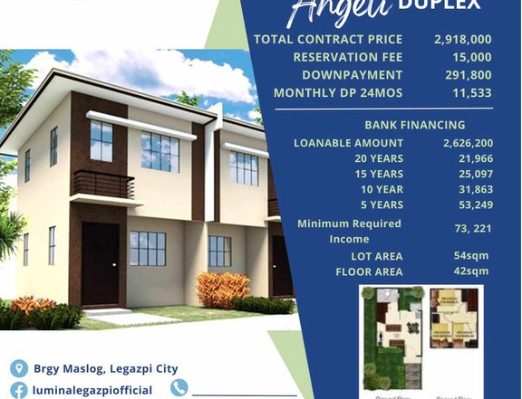 Lumina Legazpi Angeli Duplex Jan 2024