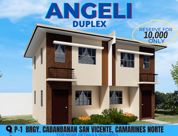 2-bedroom Duplex / Twin House For Sale in San Vicente Camarines Norte