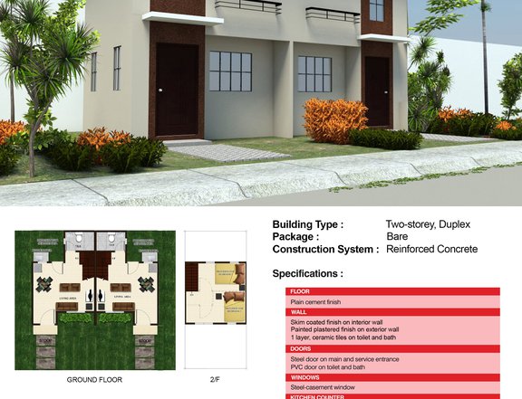 Available/Affordable ANGELI DUPLEX of LUMINA HOMES