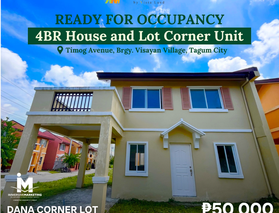 RFO 4BR Corner Lot Single Detached House For Sale in Tagum Davao del Norte