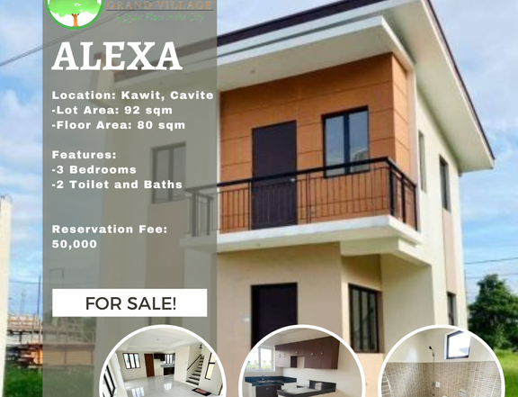 3BR Antel Alexa model RFO House For Sale in Kawit Cavite