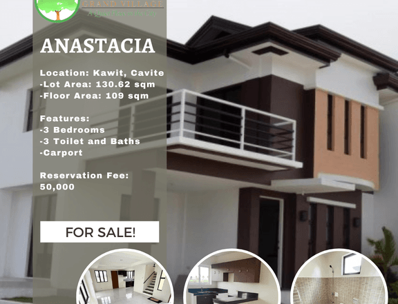 3BR Anastacia Single Attached House For Sale in Cavite Economic Zone