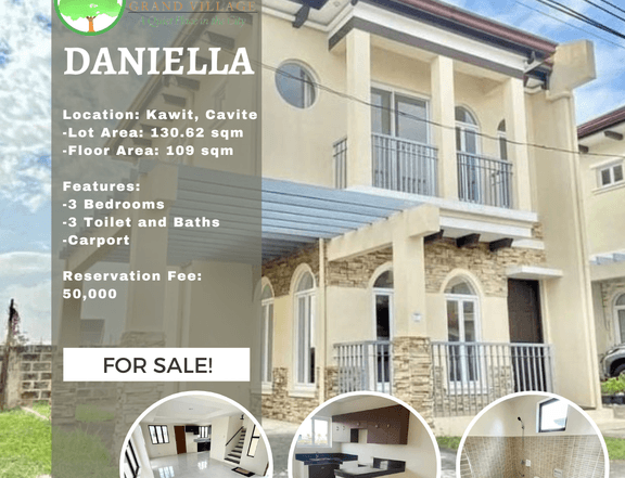 3R Daniella Single Attached House For Sale in General Trias Cavite