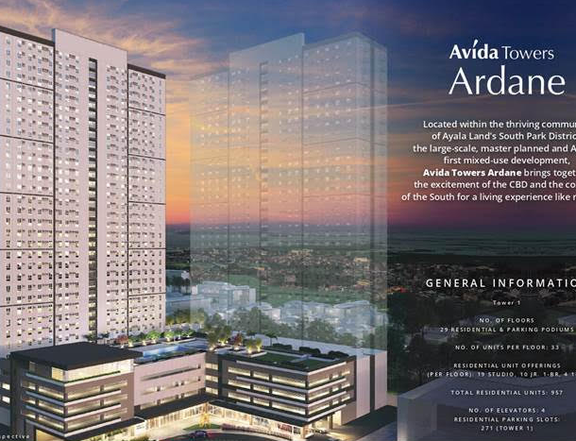 Studio Condo Avida Ardane Muntinlupa