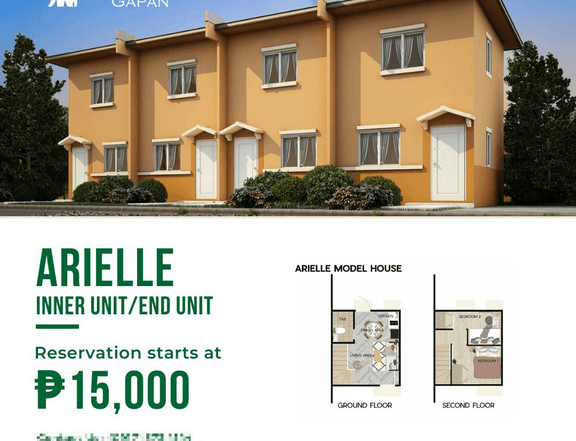 House and Lot for Sale in Gapan City -Arielle 2-Bedroom Unit