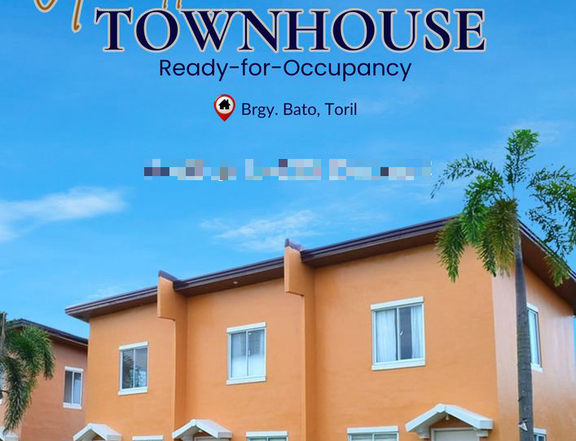 Ready For Occupancy 2-bedroom Townhouse For Sale in Davao City