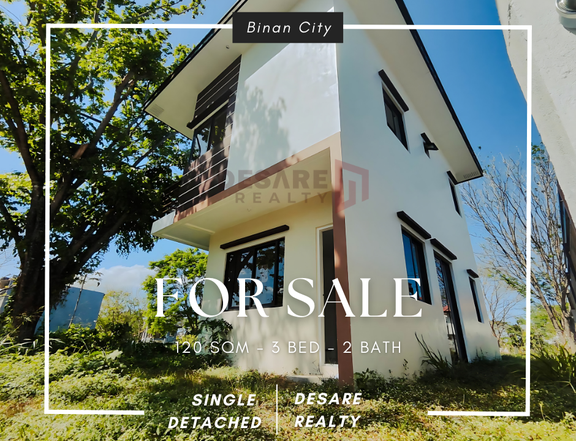 3 Bedroom Single Detached Home For Sale in Binan Laguna, Near Nuvali