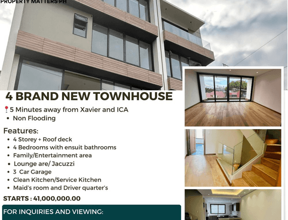 4 Brand-new Townhouse for Sale in San Juan