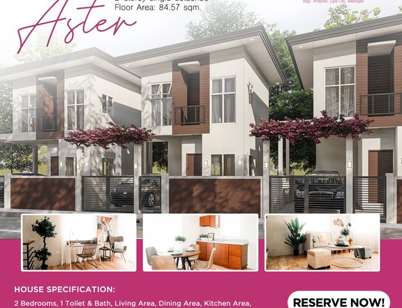 Discounted 2-bedroom Single Detached House For Sale in Lipa Batangas