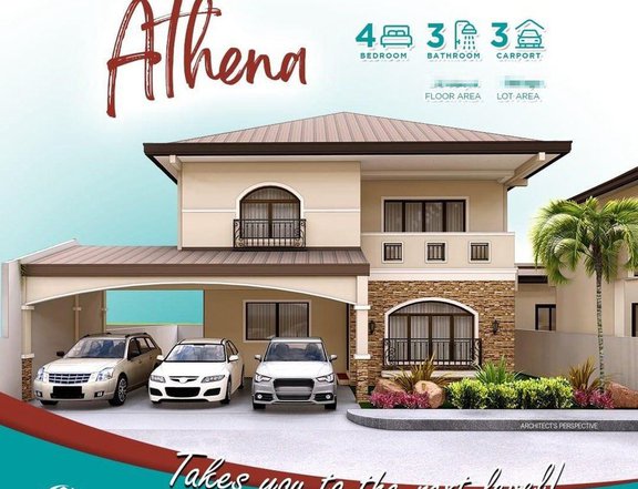 For Sale House And Lot 4-Bedroom| 3 Carport In Andorra Solana Casa Real Pampanga | Athena Model Unit