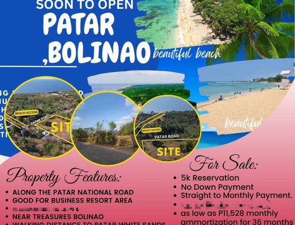 Subdivided Lots For Sale in Patar Bolinao Pangasinan
