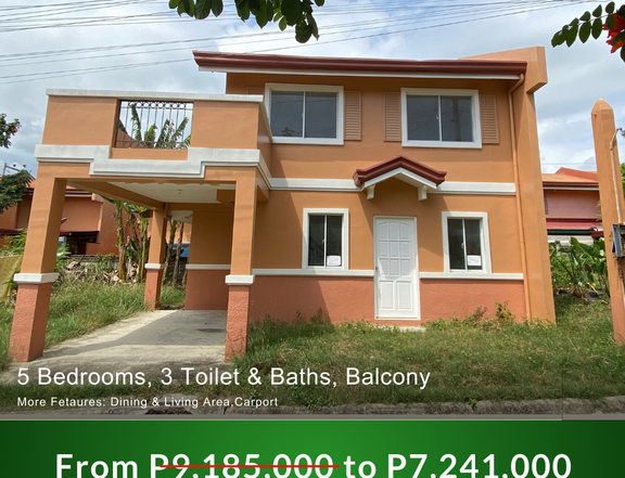 363K Rebate | 2-Storey House & Lot 5BR, 3 TB (RFO)