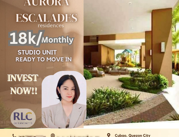 24.00 sqm Studio Condo for sale in Cubao Quezon City/ Metro Manila