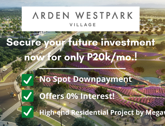 Premier Residential Lot 20k/mo.* at Arden Botanical Village|Megaworld