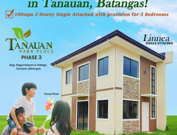 3-bedroom Single Attached House For Sale in Tanauan Batangas