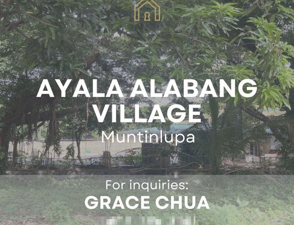 Ayala Alabang Village Residential Lot for Sale, Muntinlupa