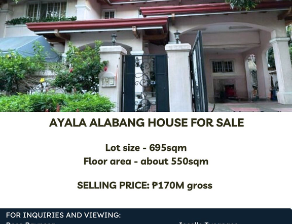 Ayala Alabang House for Sale