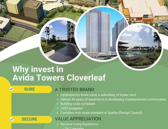 Avida Towers Cloverleaf Condo unit FOR SALE in Quezon city A. Boni Ave