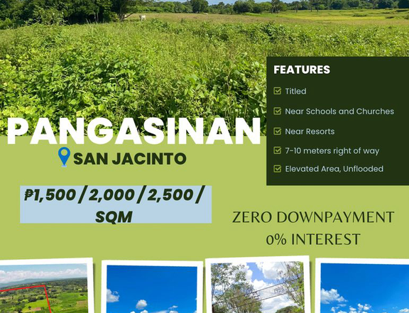 Residential Lot For Sale in San Jacinto Pangasinan