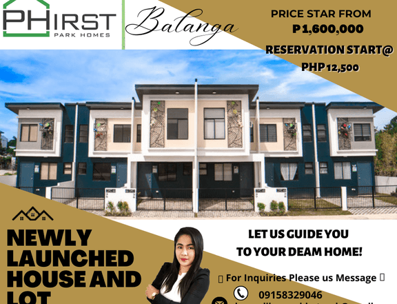NEWLY LAUNCHED HOUSE AND LOT IN CITY OF BALANGA,BATAAN