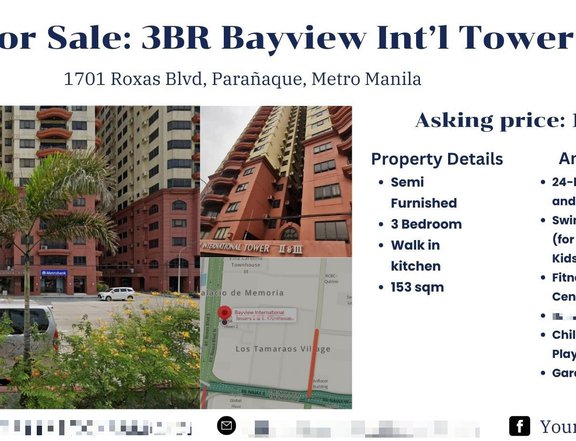 FOR SALE!! - PROJECT: BAYVIEW INTERNATIONAL TOWERS  TOWER2