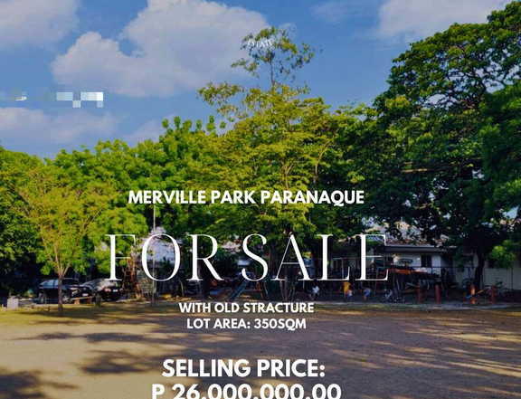 350 sqm Residential Lot For Sale in Merville Park Paranaque City