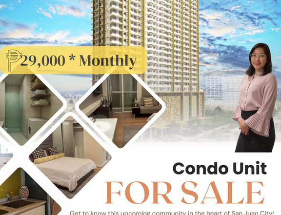 Discounted 30.19 sqm 1-bedroom Residential Condo Rent-to-own in San Juan