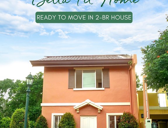 2 Bedroom Ready for Occupancy Unit House for Sale in Camella Iloilo
