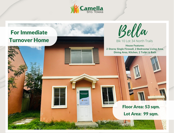 2-bedroom House For Sale in Santo Tomas, Batangas