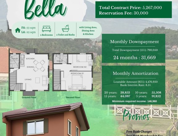 Bella Camella Hillcrest Legazpi - House And Lot For Sale
