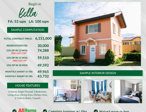 2-bedroom Single Detached House For Sale in Silang Cavite
