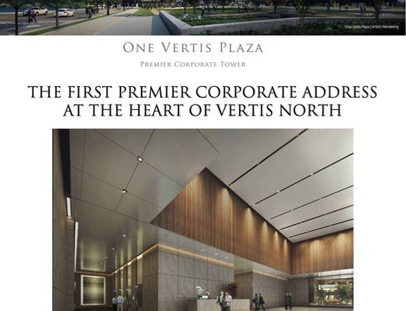 Best Deal Office Space For Sale in One Vertis Plaza Vertis North QC