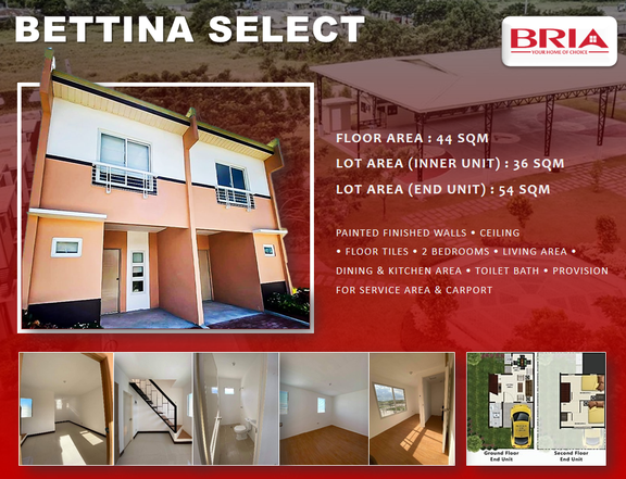 BRIA HOMES PILI CAMARINES SUR HOUSE AND LOT - BETTINA SELECT IU