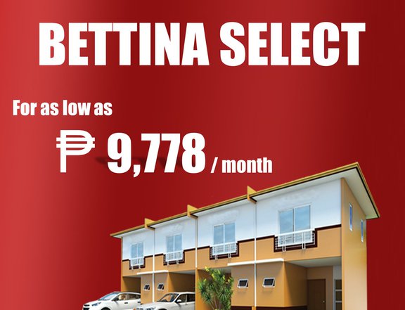 COMPLETE BEAUTIFUL AND MOST AFFORDABLE BETTINA SELECT TOWNHOUSE