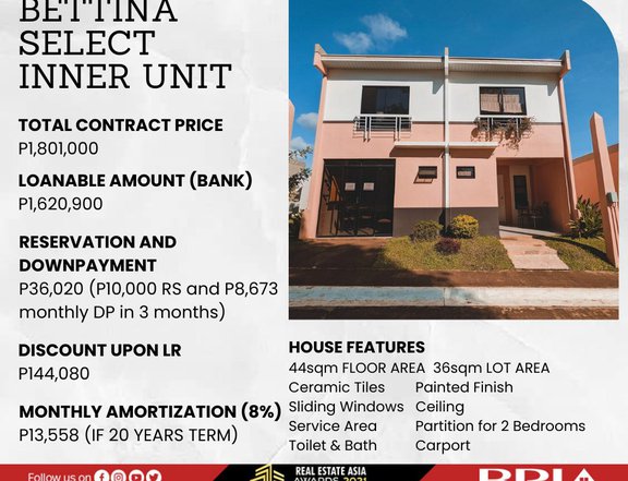 Affordable 2-bedroom Townhouse For Sale in Santa Cruz Laguna