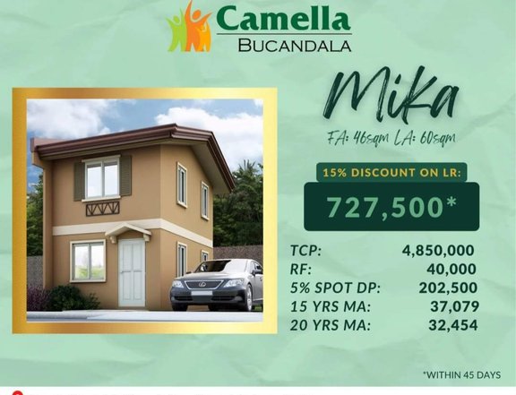 RFO W/ 15% DISCOUNT 2-BR Single Attached House For Sale in Imus Cavite