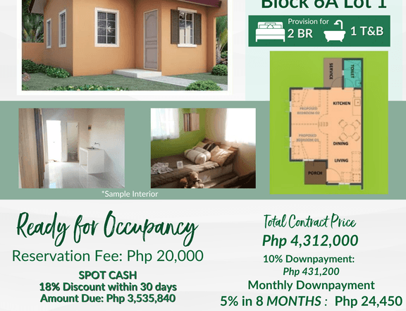 2-bedroom Single Detached House For Sale in Naga Camarines Sur