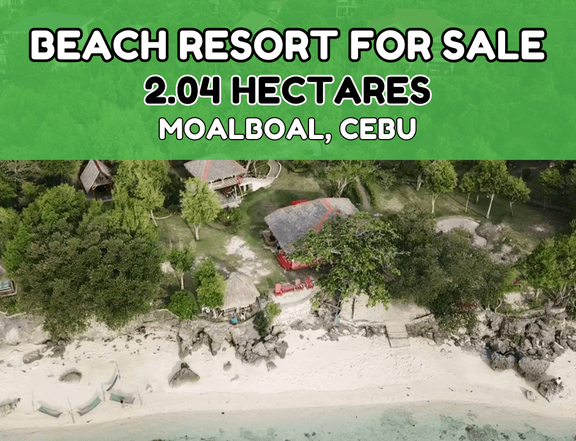 Hotel And Beach Resort FOR SALE: Moalboal, Cebu, Philippines