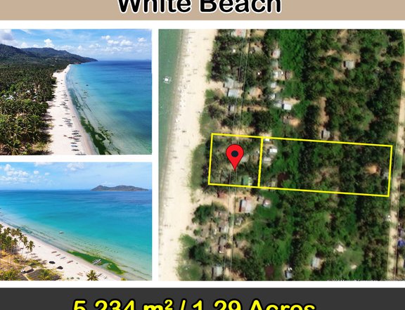 5,234 m2 / 1.29 Acres Top Class Sunset White Beach in San Vicente