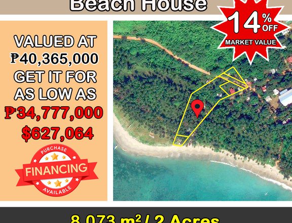 8,073 sqm White Sand Sunset Beach House in San Vicente