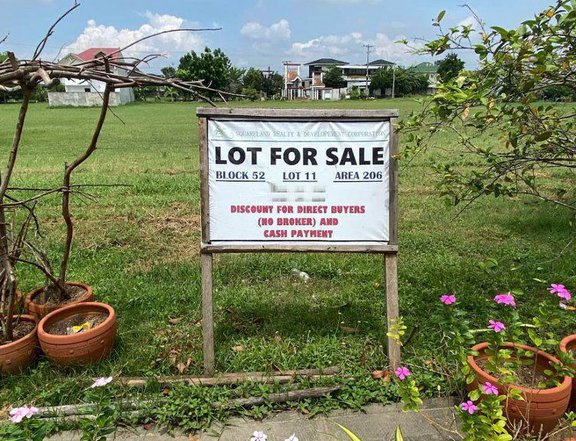 254 sqm Dizon Estate Residential Lot for Sale Blk 42 Lot 11 Sn Agustin