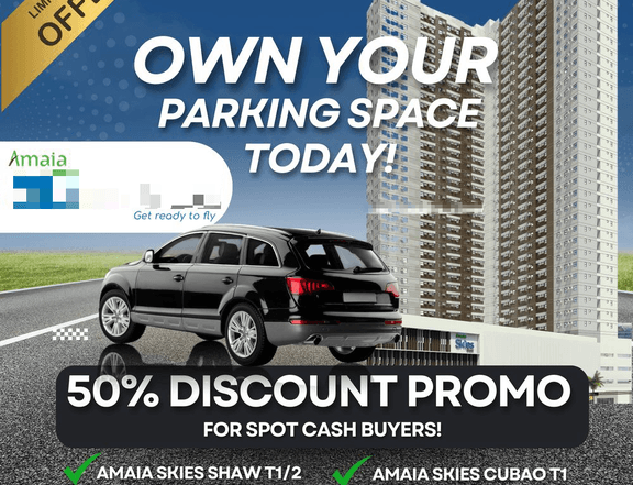 50% off - Amaia Skies Shaw Parking Space