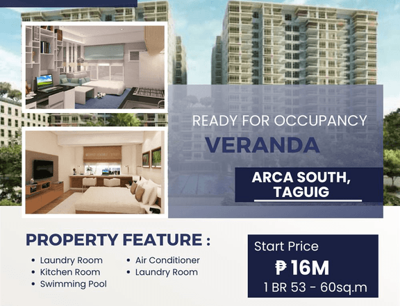 Ready for Occupancy Condo Unit in BGC of the South - Veranda by ALVEO