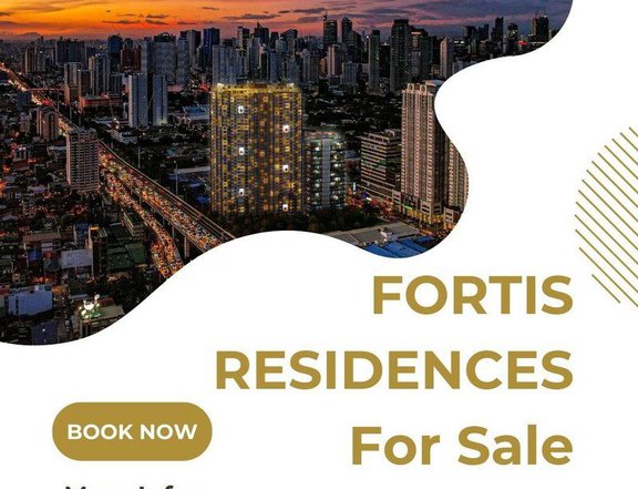 FORTIS RESIDENCES 55.50 sqm 1-bedroom For Sale in Makati Metro Manila