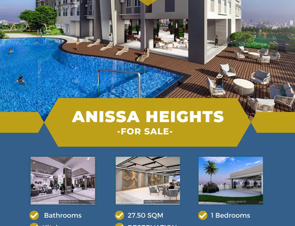 ANISSA HEIGHT 27.50 sqm 1-bedroom Condo For Sale in Pasay Metro Manila