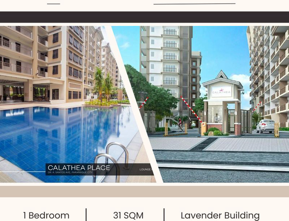 CALATHEA PLACE 31.00 sqm 1-bedroom For Sale in Paranaque Metro Manila