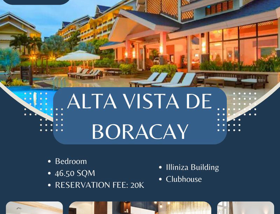 ALTA VISTA DE BORACAY 46.50 sqm 1-bedroom For Sale Boracay Malay Aklan