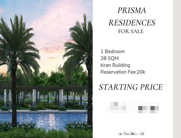 PRISMA RESIDENCES 28.00 sqm 1-bedroom For Sale in Pasig Metro Manila