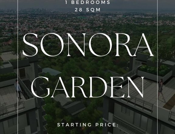 SONORA GARDEN 28 sqm 1-bedroom For Sale in Las Pinas Metro Manila