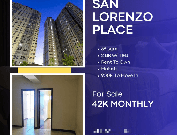 40K Monthly Condo for Sale in San Lorenzo Place Makati Rent To Own